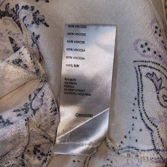 Free People Tunic GirlTalk Boho Blouse Puff Balloon Sleeves Side Pockets Size XS - Picture 13 of 16